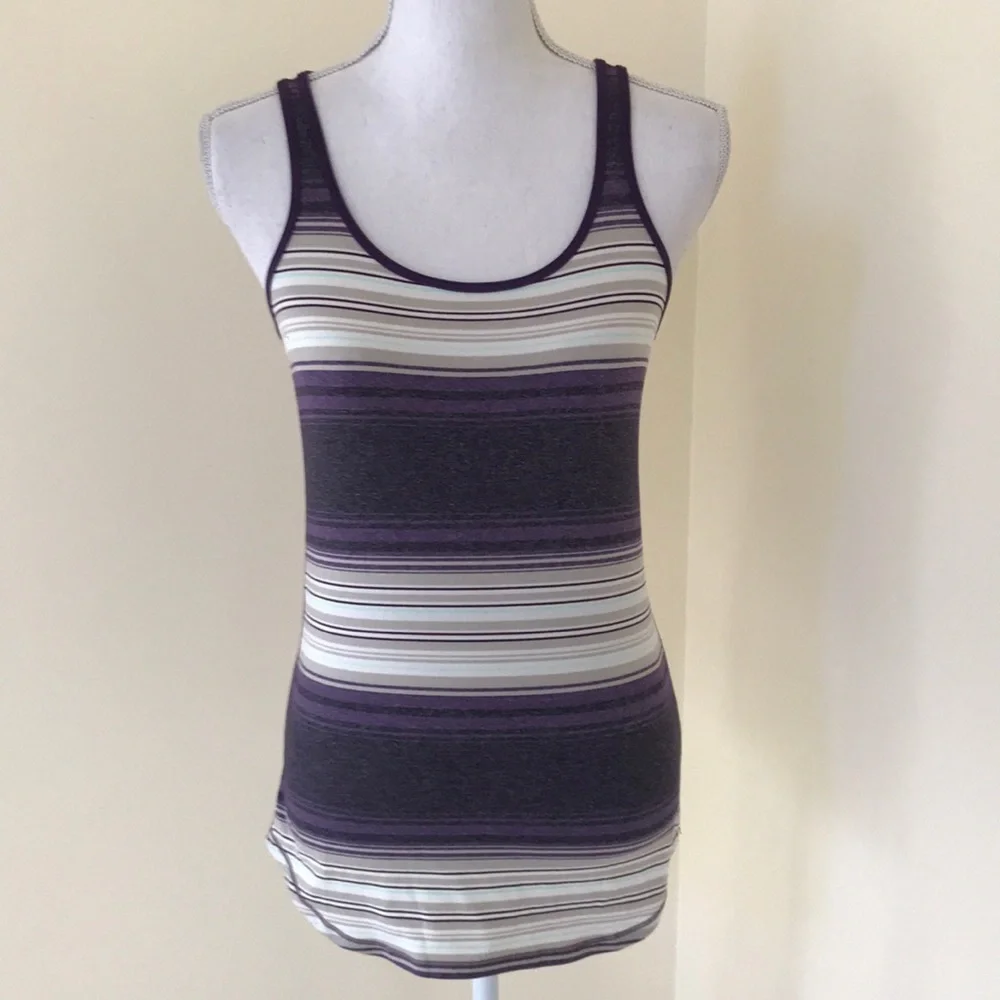 LULULEMON Athletica Size S striped tank top